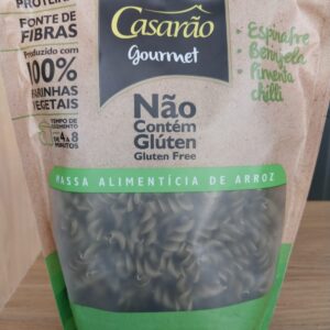 Massa Gourmet Fusilli com Espinafre, Berinjela e Pimenta Chilli 300g